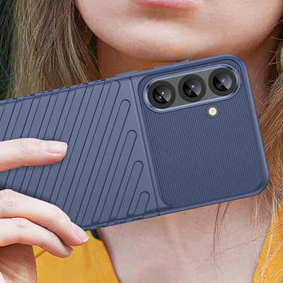 Thunder Case for Samsung Galaxy S25+ Silicone Armored Cover - Blue — Hurtel