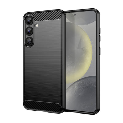 Carbon Case for Samsung Galaxy S25+ - Black — Hurtel