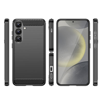 Carbon Case for Samsung Galaxy S25+ - Black — Hurtel