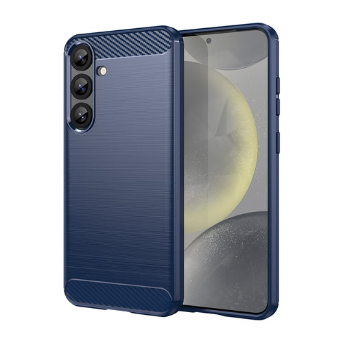 Carbon Case for Samsung Galaxy S25+ - Blue — Hurtel