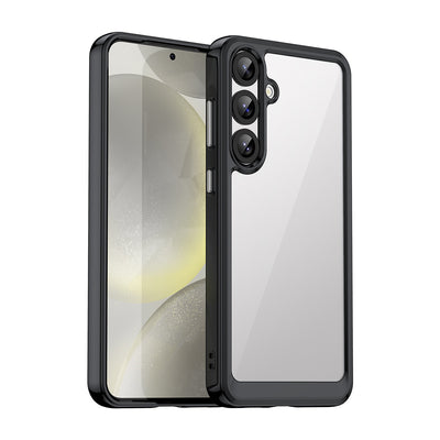 Outer Space Case with Gel Frame for Samsung Galaxy S25+ - Black — Hurtel