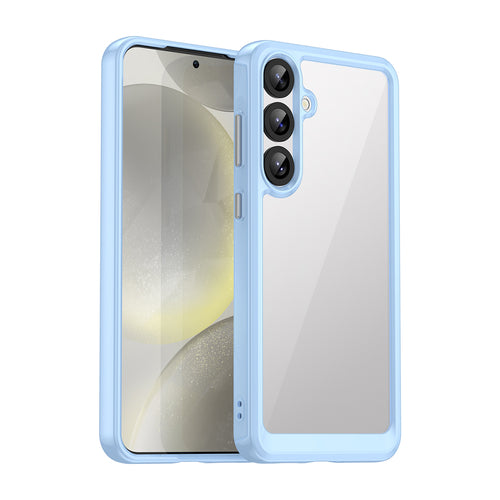 Outer Space Case with Gel Frame for Samsung Galaxy S25+ - Blue — Hurtel