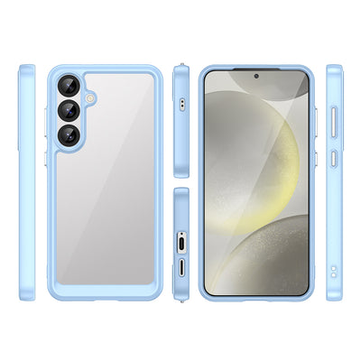 Outer Space Case with Gel Frame for Samsung Galaxy S25+ - Blue — Hurtel