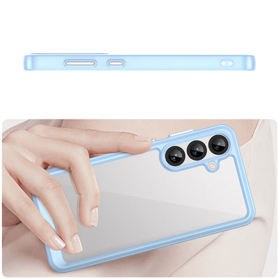 Outer Space Case with Gel Frame for Samsung Galaxy S25+ - Blue — Hurtel