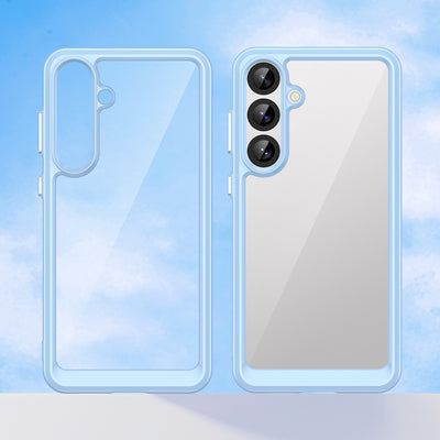 Outer Space Case with Gel Frame for Samsung Galaxy S25+ - Blue — Hurtel