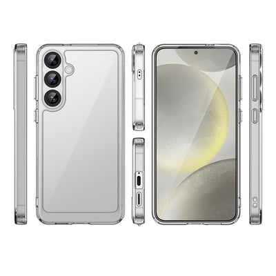 Outer Space Case with Gel Frame for Samsung Galaxy S25+ - Transparent — Hurtel
