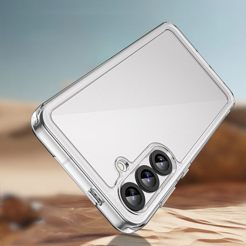 Outer Space Case with Gel Frame for Samsung Galaxy S25+ - Transparent — Hurtel