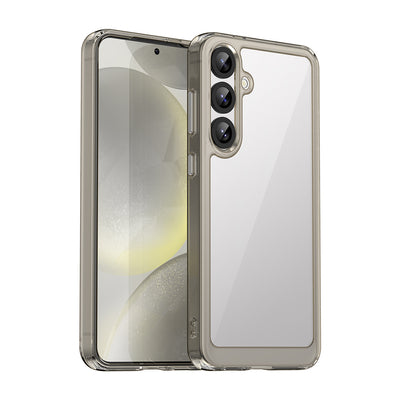 Outer Space Case with Gel Frame for Samsung Galaxy S25+ - Clear Black — Hurtel