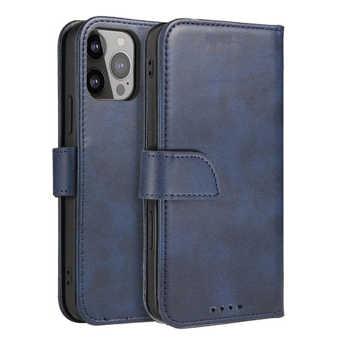 Magnet Case with Flip for Samsung Galaxy S25 Ultra - Blue — Hurtel