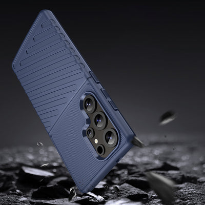 Thunder Case Samsung Galaxy S25 Ultra Silicone Armored Case - Blue — Hurtel