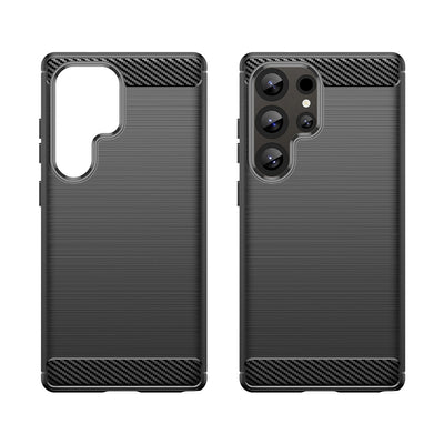 Carbon Case for Samsung Galaxy S25 Ultra - Black — Hurtel