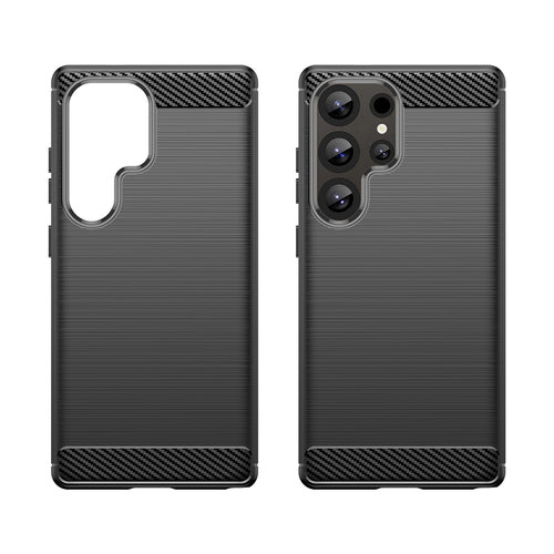 Carbon Case for Samsung Galaxy S25 Ultra - Black — Hurtel