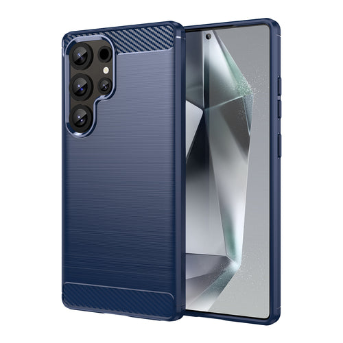 Carbon Case for Samsung Galaxy S25 Ultra - Blue — Hurtel