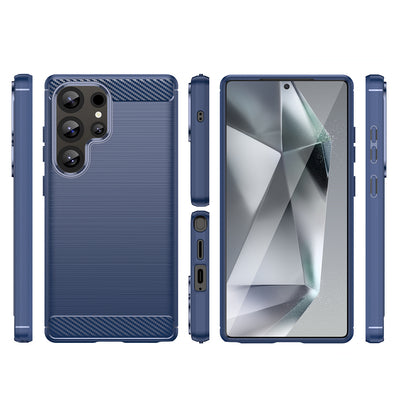 Carbon Case for Samsung Galaxy S25 Ultra - Blue — Hurtel