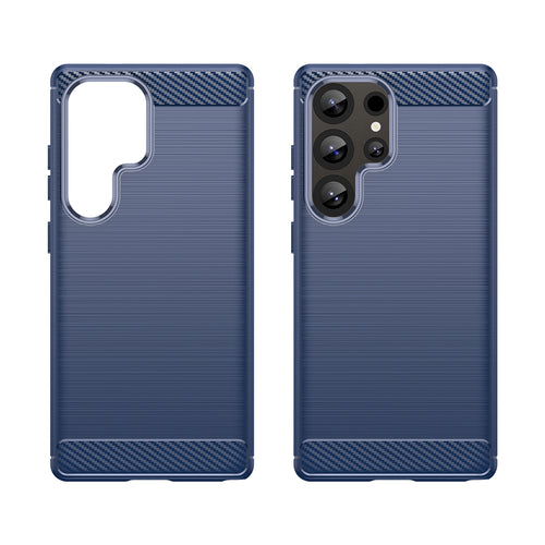 Carbon Case for Samsung Galaxy S25 Ultra - Blue — Hurtel