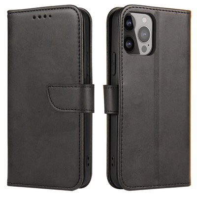 Magnet Case with Flip for Samsung Galaxy S24 FE - Black — Hurtel