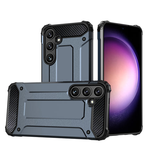 Hybrid Armor Case for Samsung Galaxy S24 FE Armored Hybrid Case - Blue — Hurtel