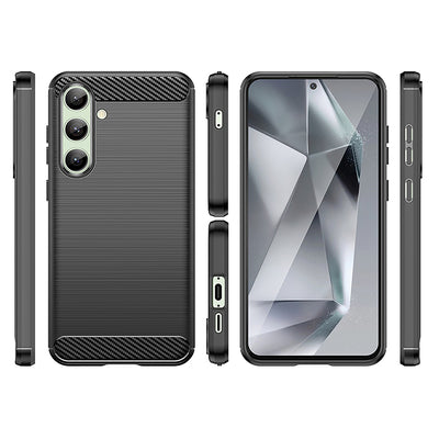 Carbon Case for Samsung Galaxy S24 FE - Black — Hurtel