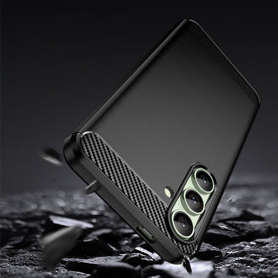 Carbon Case for Samsung Galaxy S24 FE - Black — Hurtel