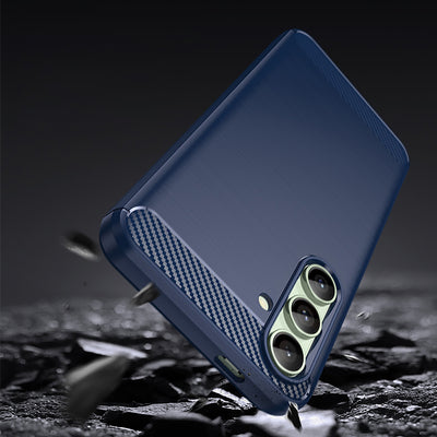 Carbon Case for Samsung Galaxy S24 FE - Blue — Hurtel