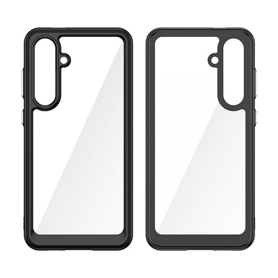 Outer Space Case with Gel Frame for Samsung Galaxy S24 FE - Black — Hurtel