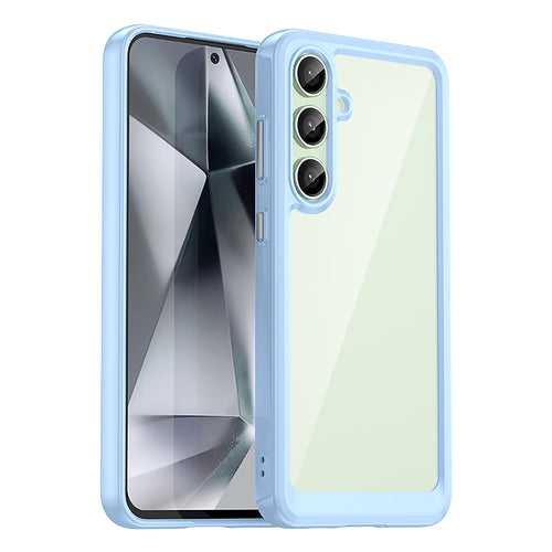 Outer Space Case with Gel Frame for Samsung Galaxy S24 FE - Blue — Hurtel