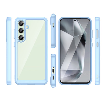 Outer Space Case with Gel Frame for Samsung Galaxy S24 FE - Blue — Hurtel