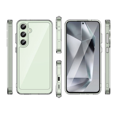 Outer Space Case with Gel Frame for Samsung Galaxy S24 FE - Transparent — Hurtel