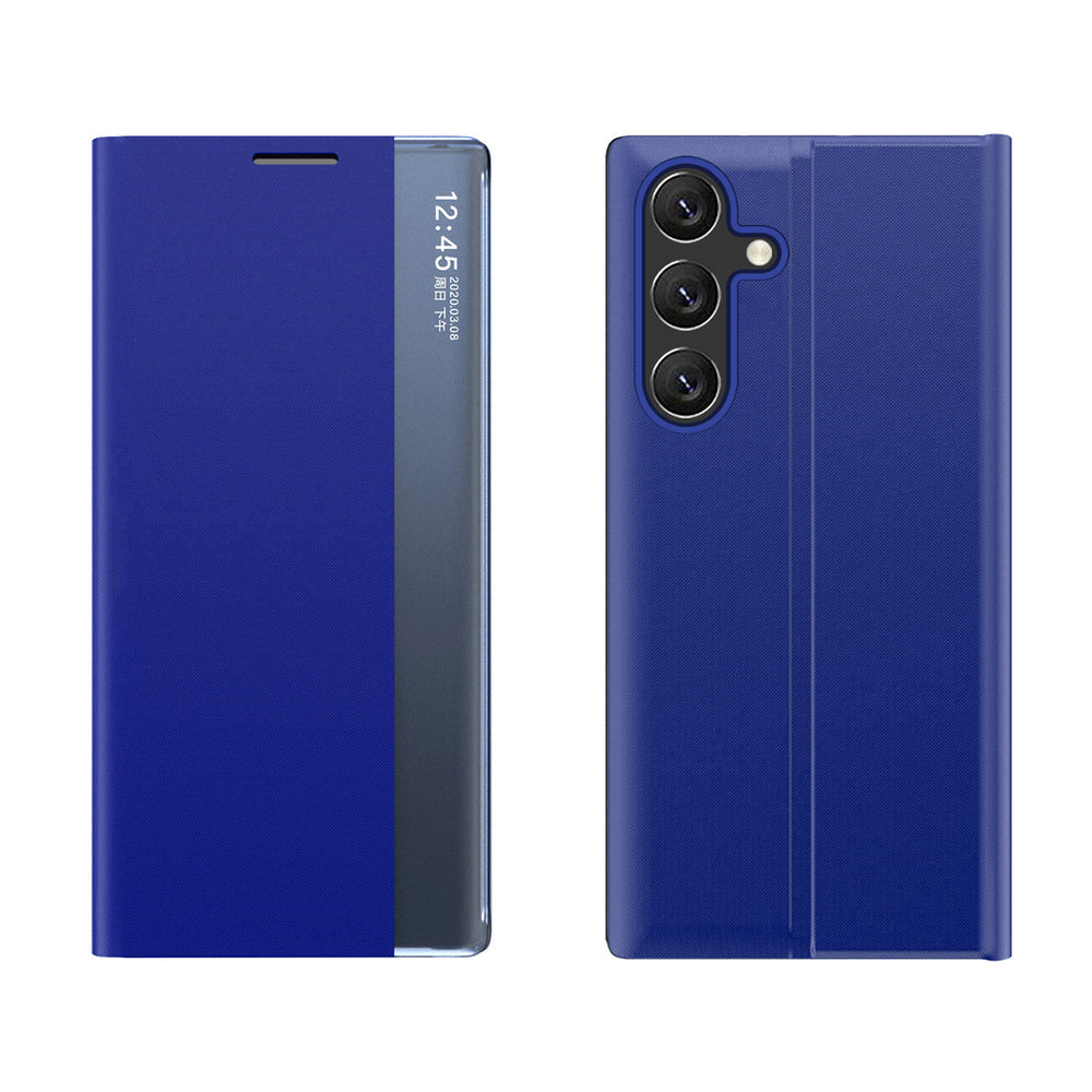 New Sleep Case for Samsung Galaxy A16 / A16 5G Cover with Flip and Stand - Blue — Hurtel