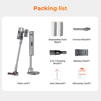 UWANT V100 Cordless Vacuum Cleaner - Gray