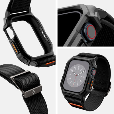 Spigen Lite Fit &quot;PRO&quot; Strap for Apple Watch 10 42mm - Black