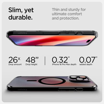 Spigen Ultra Hybrid &quot;T&quot; MagSafe Case for iPhone 16 Pro Max - Black