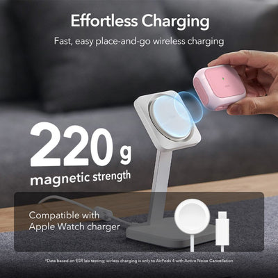 ESR Orbit Halolock MagSafe case for AirPods 4 - pink