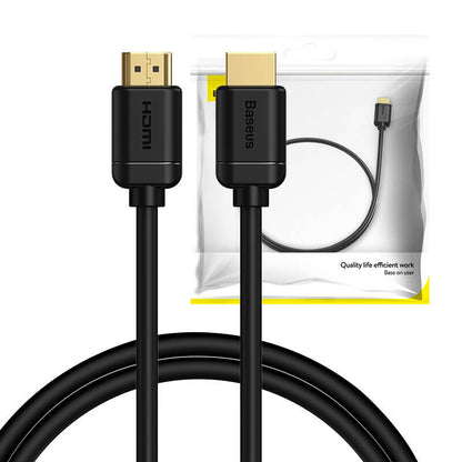 Baseus 2x HDMI 2.0 4K 60Hz Cable, 3D, HDR, 18Gbps, 1m (black) - Product Image 10