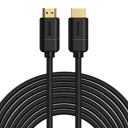 Baseus 2x HDMI 2.0 4K 30Hz Cable, 3D, HDR, 18Gbps, 8m (black) - Product Image 1