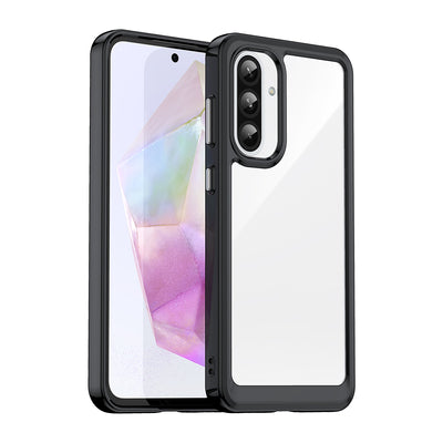 Outer Space Case for Samsung Galaxy A26 Cover with Flexible Frame - Black — Hurtel