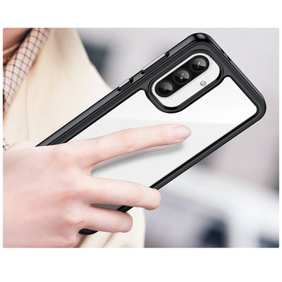 Outer Space Case for Samsung Galaxy A26 Cover with Flexible Frame - Black — Hurtel
