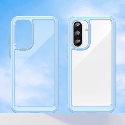 Outer Space Case for Samsung Galaxy A26 Cover with Flexible Frame - Blue — Hurtel