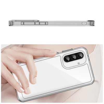 Outer Space Case for Samsung Galaxy A26 Cover with Flexible Frame - Transparent — Hurtel