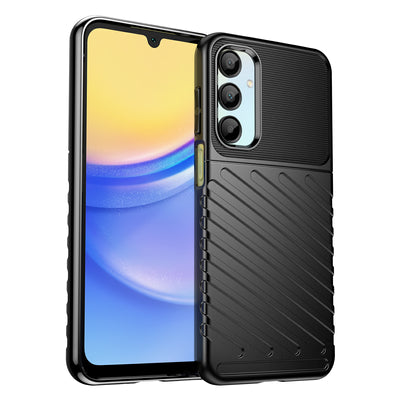 Thunder Case for Samsung Galaxy A26 Silicone Armored Cover - Black — Hurtel