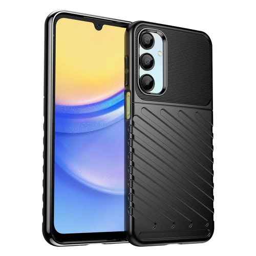 Thunder Case for Samsung Galaxy A26 Silicone Armored Cover - Black — Hurtel