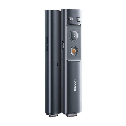 Baseus Orange Dot Multifunctionale remote control for presentation, with a laser pointer - gray - Product Image 2