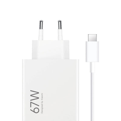 Ładowarka sieciowa Xiaomi BHR9465EU 67W 6.2A USB-A z kablem USB-C - biała