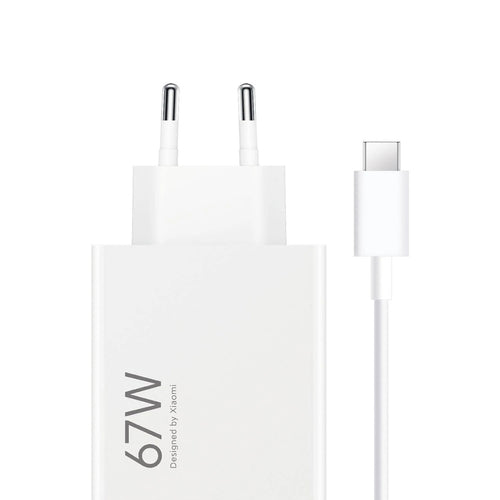 Ładowarka sieciowa Xiaomi BHR9465EU 67W 6.2A USB-A z kablem USB-C - biała