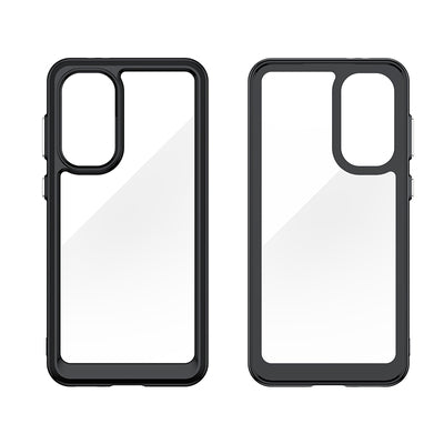 Outer Space Case for Samsung Galaxy A36 Cover with Flexible Frame - Black — Hurtel