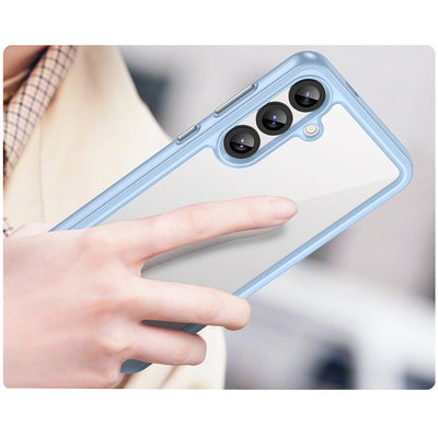 Outer Space Case for Samsung Galaxy A36 Cover with Flexible Frame - Blue — Hurtel