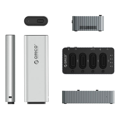 Orico IT48N-C 4-Disk Docking Station with M.2 NVME Clone Function - Gray