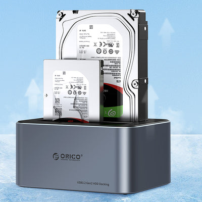 Orico 6656C3-C 5-Bay Docking Station with Offline Clone Function 2.5"/3.5" SATA HDD/SSD - Gray