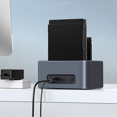 Orico 6656C3-C 5-Bay Docking Station with Offline Clone Function 2.5"/3.5" SATA HDD/SSD - Gray