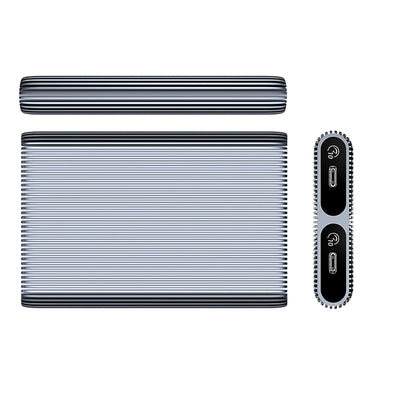 Orico AM2C3-2N Dual Disk Caddy for Two M.2 NVME USB-C 3.2 10Gb/s Drives - Gray